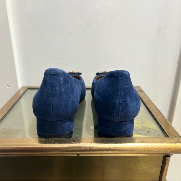 Tory Burch Gigi Suede Pumps 25MM Block Heel - Picture 5 of 7